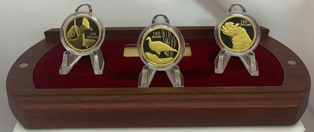 2004 - 2006 Gold 150 Dollar Proof Coin Set Rare Birds