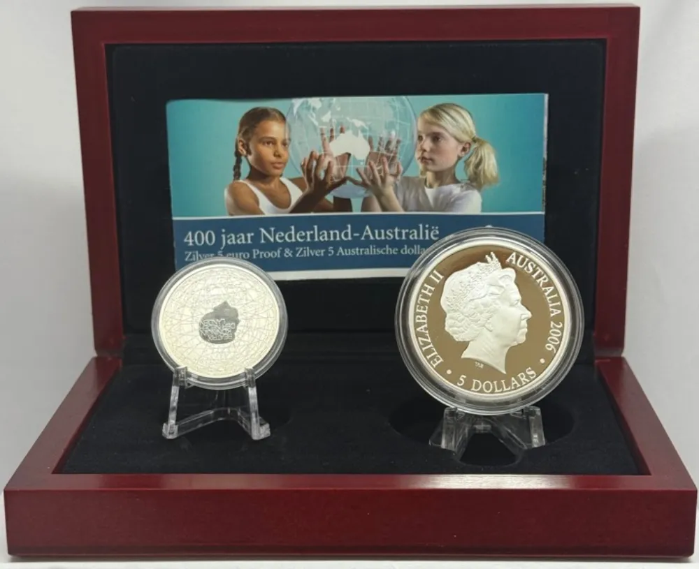 2006 Duyfken Silver Two Coin Set Netherlands / Australia
