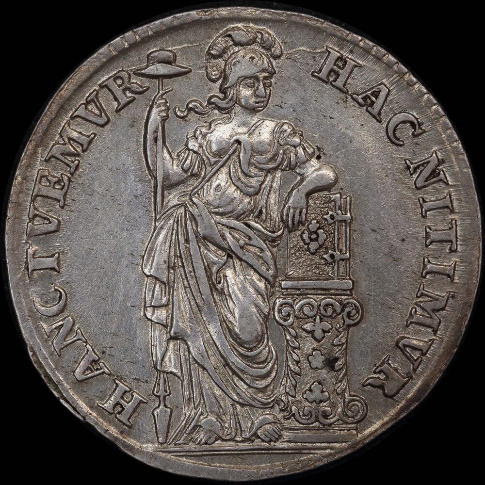 Netherlands (Utrecht) 1748 Silver 10 Stuivers KM# 110 Extremely Fine