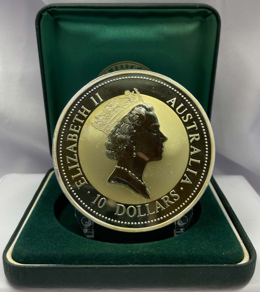 1996 Silver Ten Ounce Specimen Coin Kookaburra product image