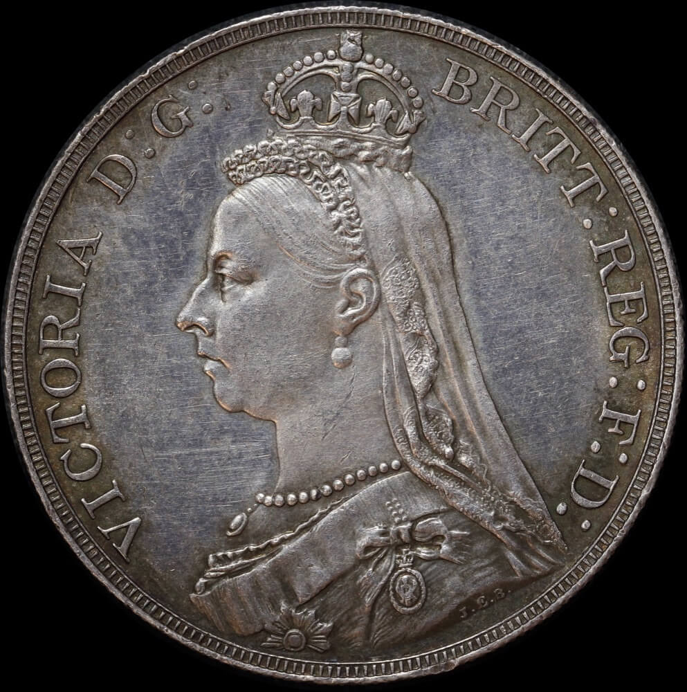 1887 Silver Crown Victoria S#3921 Uncirculated product image