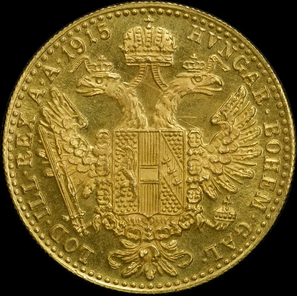 Austria 1915 Gold 1 Ducat KM#2267 Uncirculated