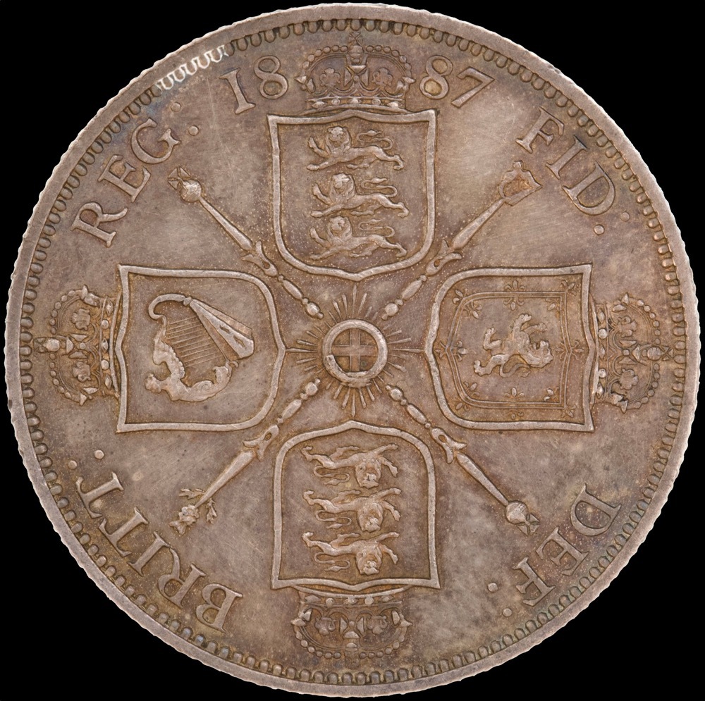 1887 Silver Florin Victoria S#3925 Uncirculated product image