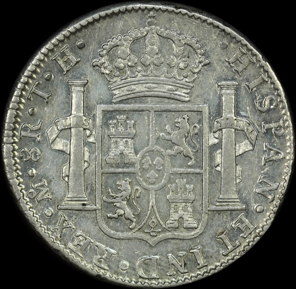 Mexico 1807 Silver Eight Reales KM# 109 PCGS AU58