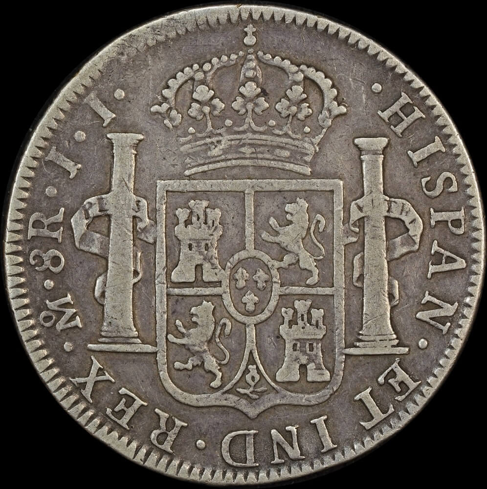 Mexico 1818 Silver Eight Reales  KM# 111.5 Fine