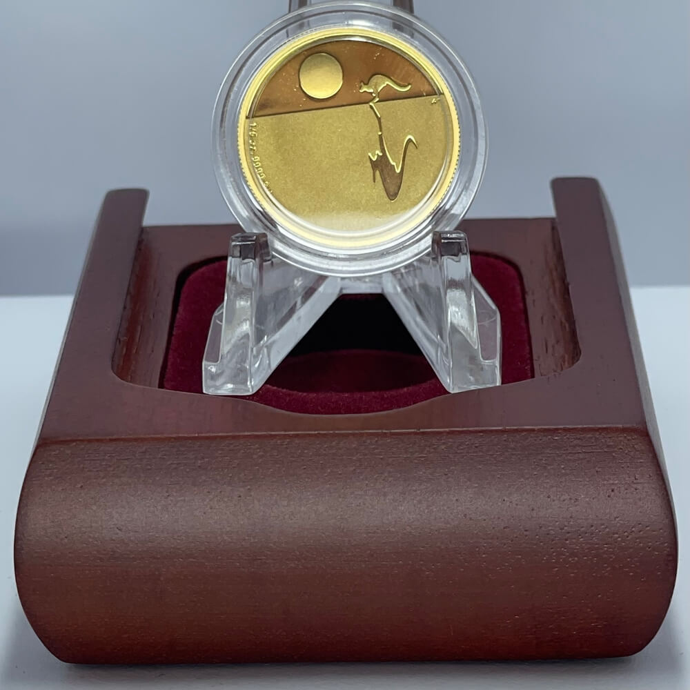 2011 $25 Gold Proof Coin Kangaroo at Sunset