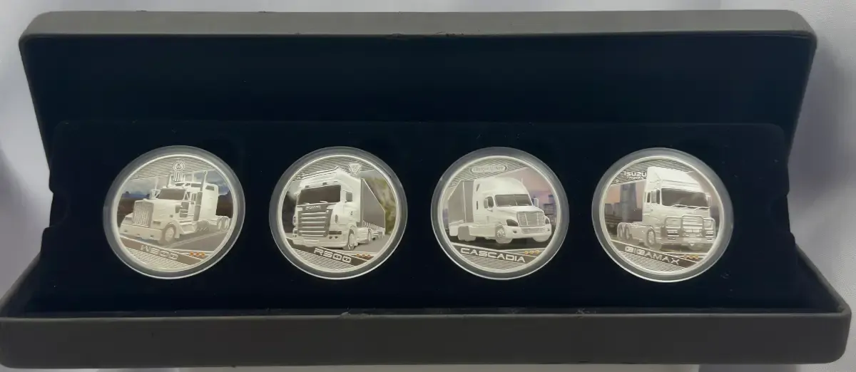 Tuvalu 2010 Silver 1 Dollar Proof 4 Coin Set Kings of the Road  product image