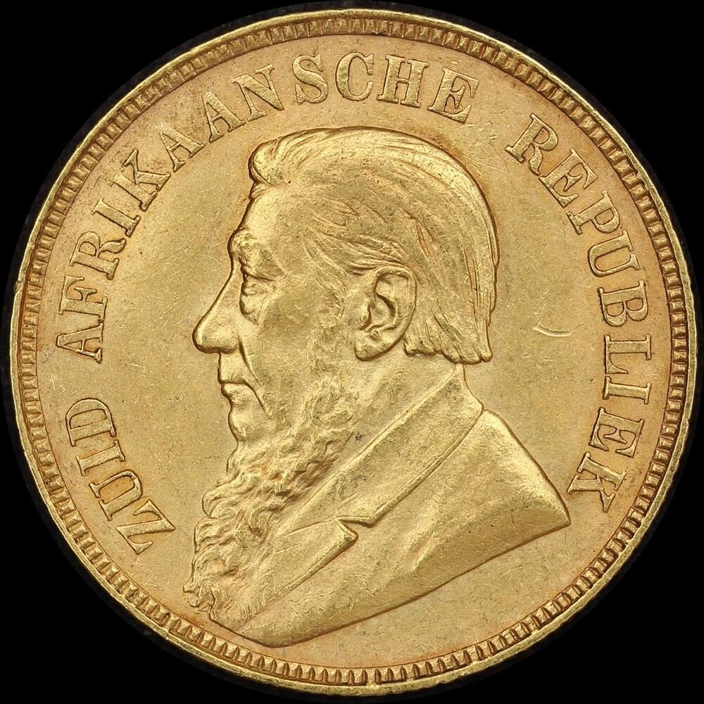 South Africa 1898 Pond KM#10.2 good EF product image