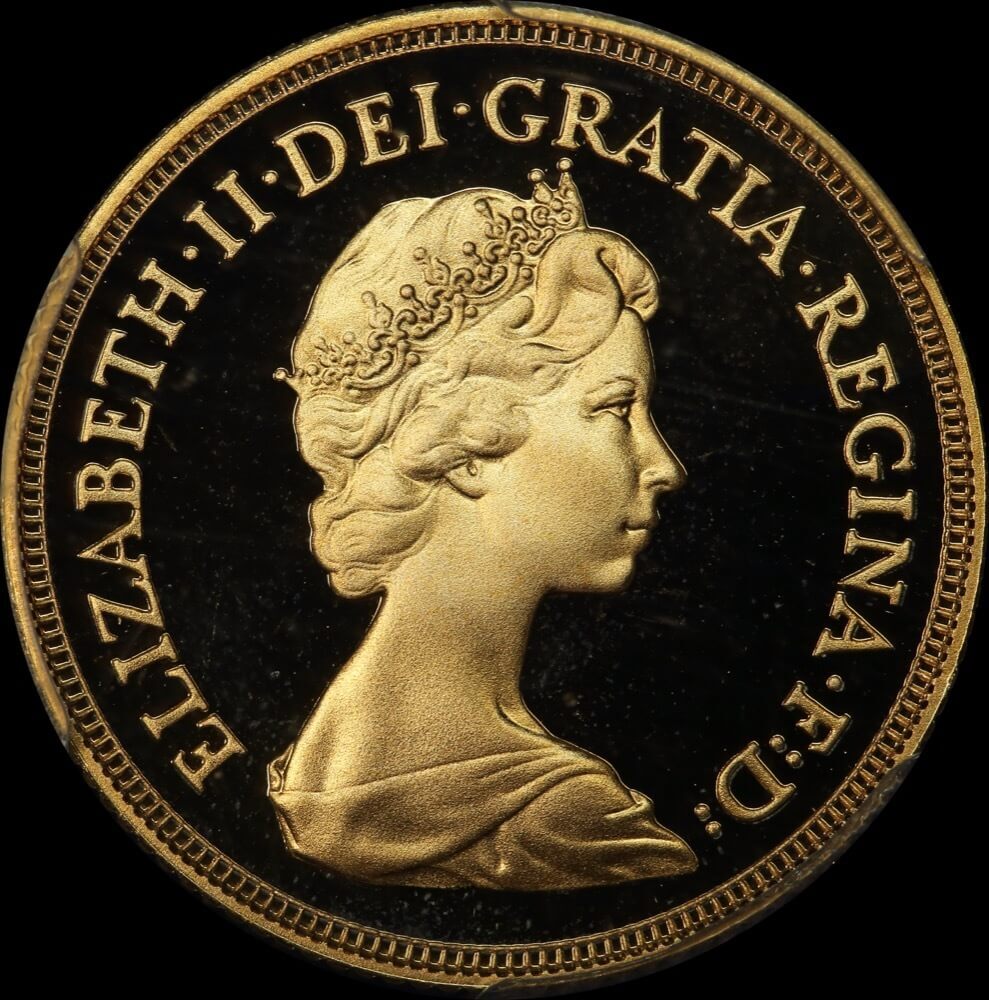 1980 Proof Gold Sovereign Elizabeth II In Presentation Case product image