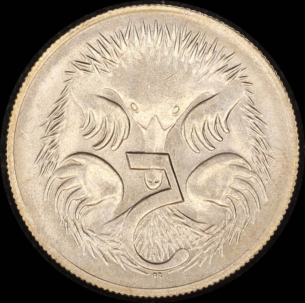 Australia 1972 5 Cent Coin Circulated Sterling Currency australia-1972-5-cent-coin-circulated-sterling-currency