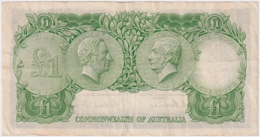 1953 One Pound Coombs/Wilson R33 about EF product image