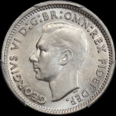 1952 Threepence Choice Unc (PCGS MS63)