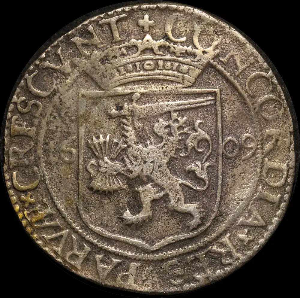 Netherlands (Friesland) Rijksdaalder 1609 Ex Batavia Shipwreck about VF  product image