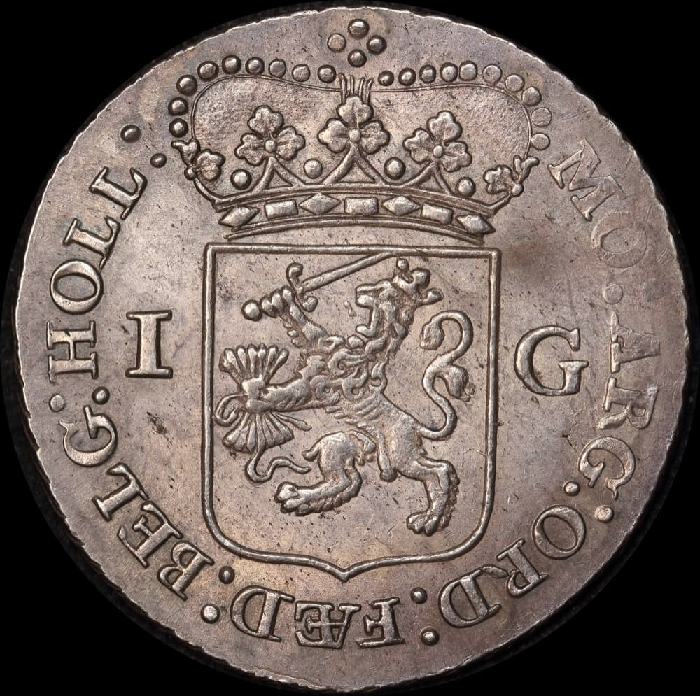 オランダ：ユトレヒト　1581-1795 AR  3 Gulden1793年付け オランダ：ユトレヒト 1581-1795 AR 3 Gulden1793年付け（3