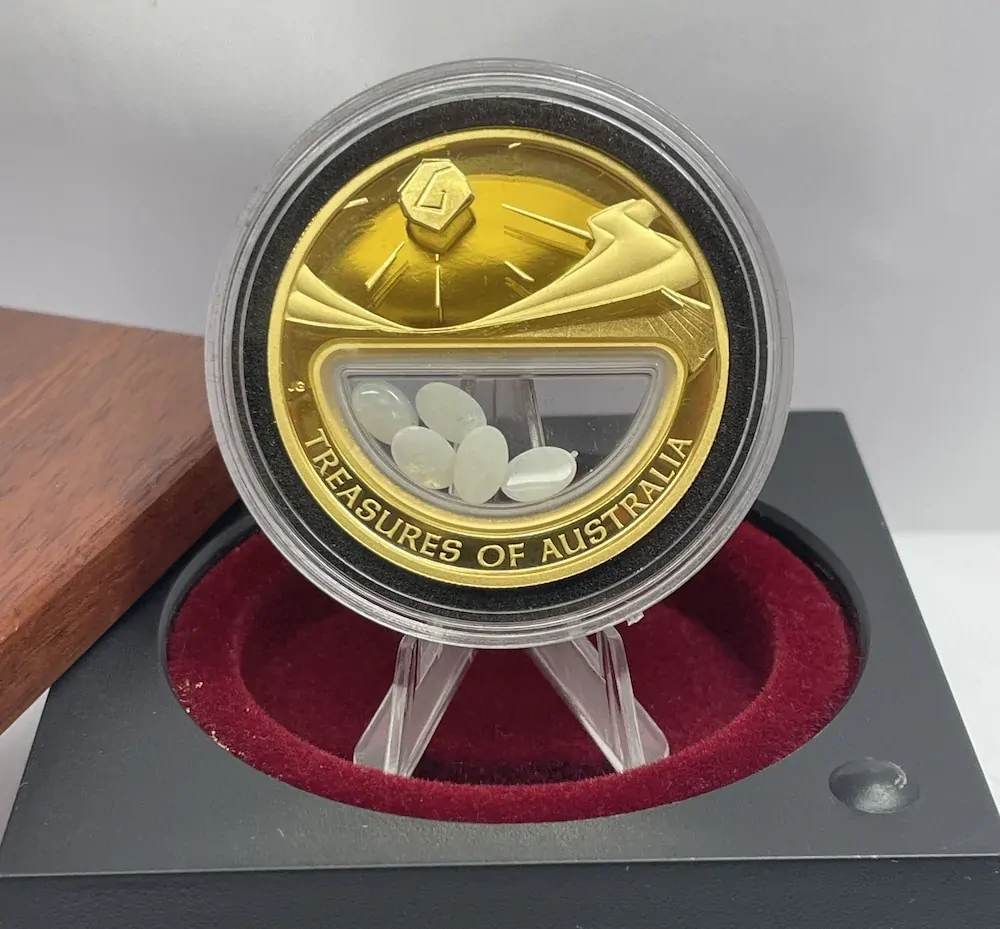 2008 Gold 1 Ounce Proof Coin Treasures of Australia Opals