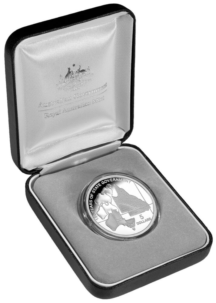 2009 Five Dollar Silver Proof Self Government Queensland product image