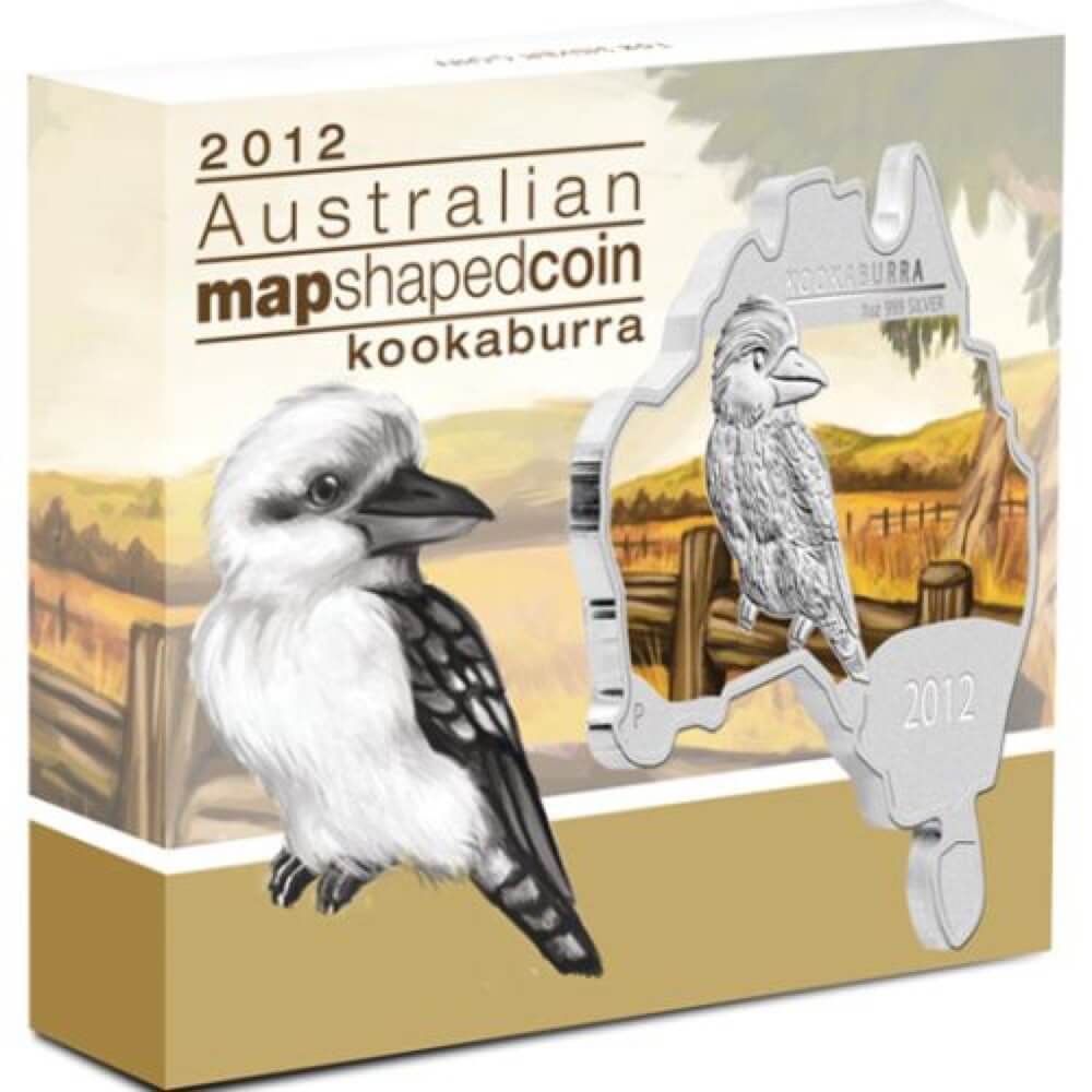 2012 Silver One Ounce Proof Kookaburra Map product image