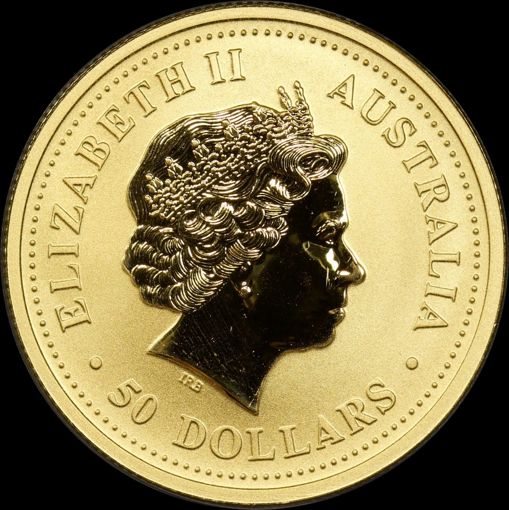 2005 Gold Lunar Half Ounce Coin Series I - Rooster product image