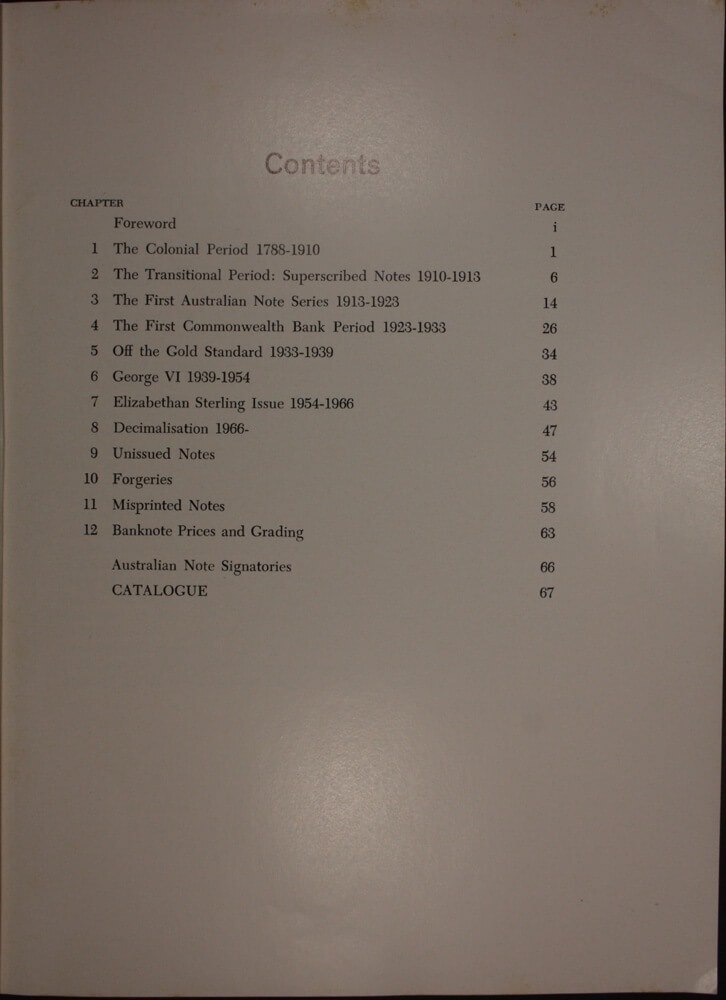Australian Banknote Catalogue Book by Alan Nicholson
