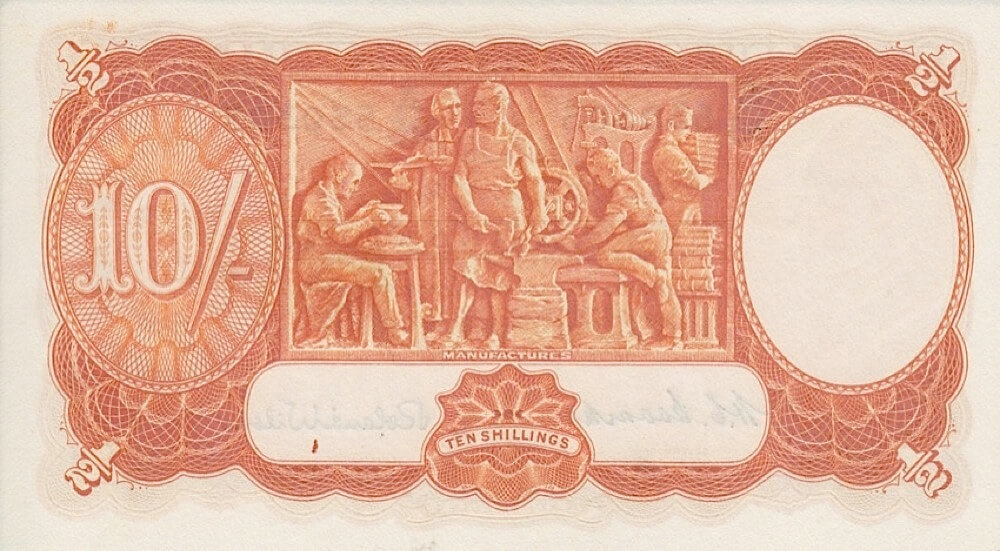 1952 Ten Shilling Pair Coombs/Wilson R15 Uncirculated