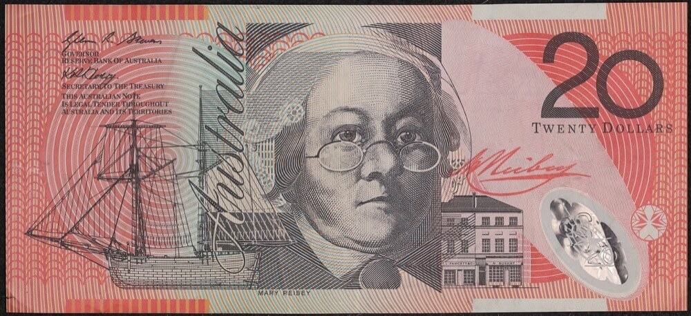 2008 $20 Note Stevens/Henry Solid Serials EI 08 111111 R421 Extremely Fine