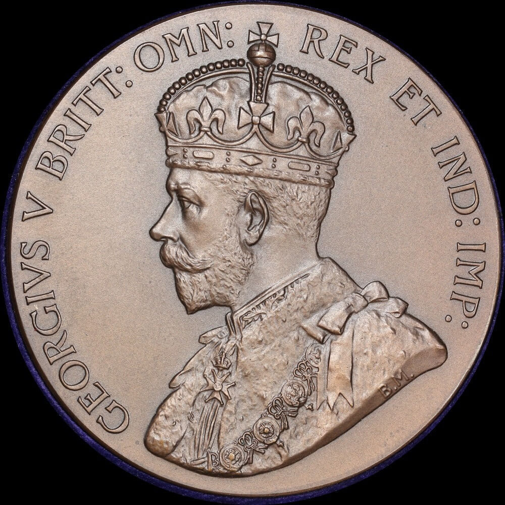 Great Britain 1925 Bronze Medallion British Empire Exhibition in case