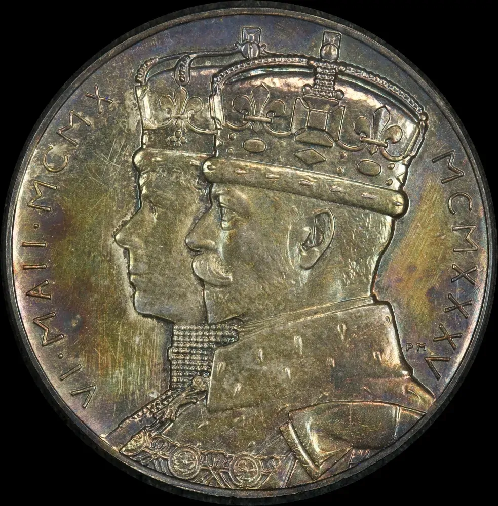 Great Britain 1935 Silver Jubilee Medallion (32mm) in Presentation Case Uncirculated product image