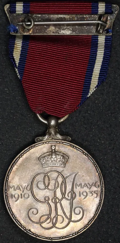 1935 Silver Jubilee Medallion on Ribbon (32mm)