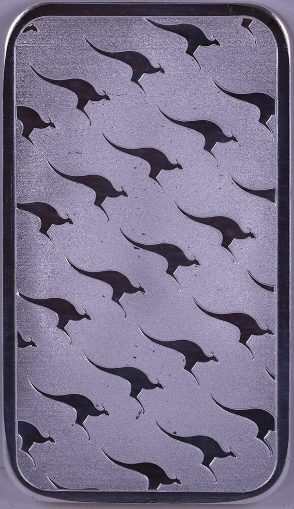 Perth Mint Silver One Ounce Rectangular Minted Ingot 99.9%