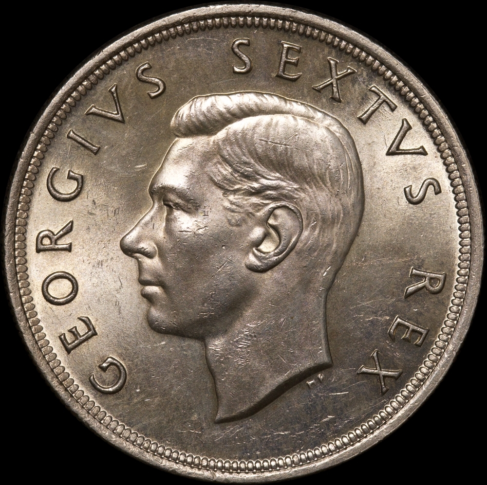 South Africa 1952 Silver 5 Shillings KM#41 Uncirculated product image