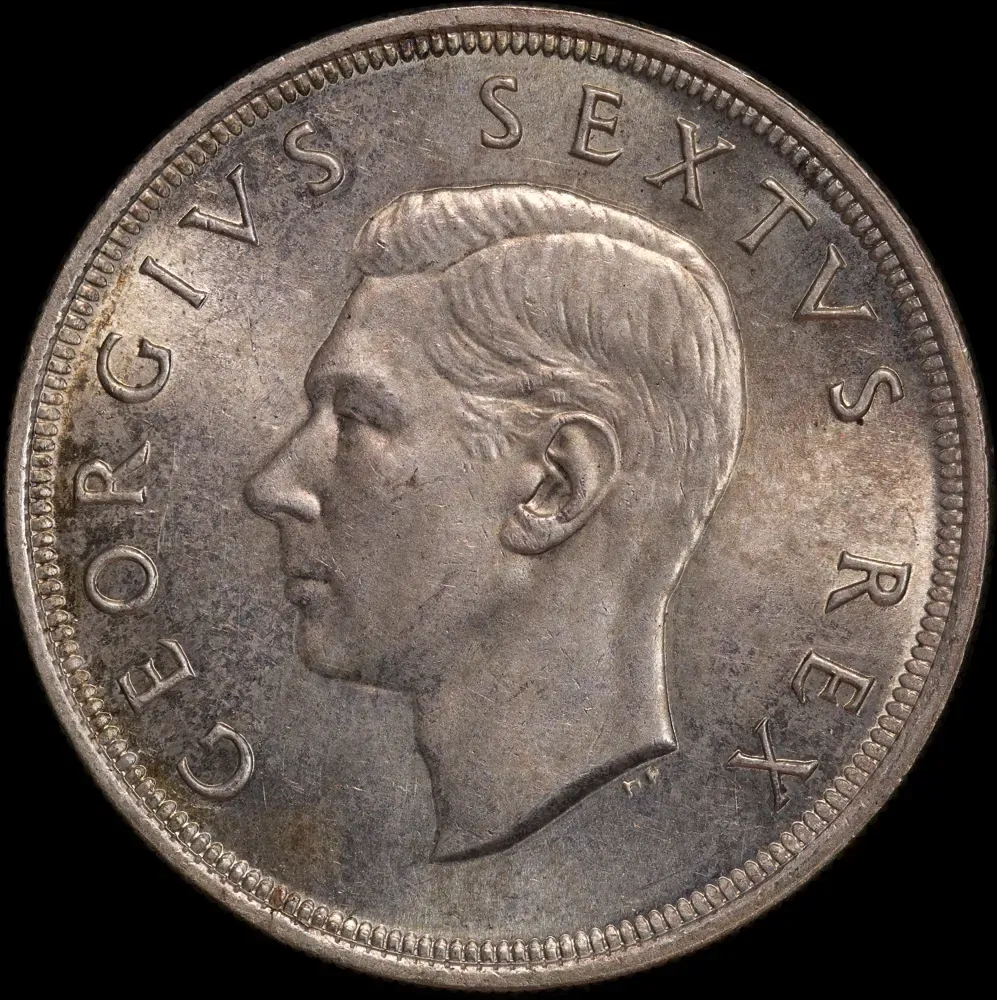 South Africa 1952 Silver 5 Shillings KM#41 Uncirculated product image