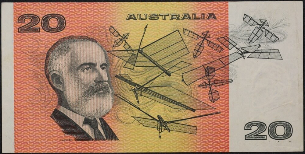 1989 $20 Note Phillips/Fraser EYD Last Prefix R411L good VF