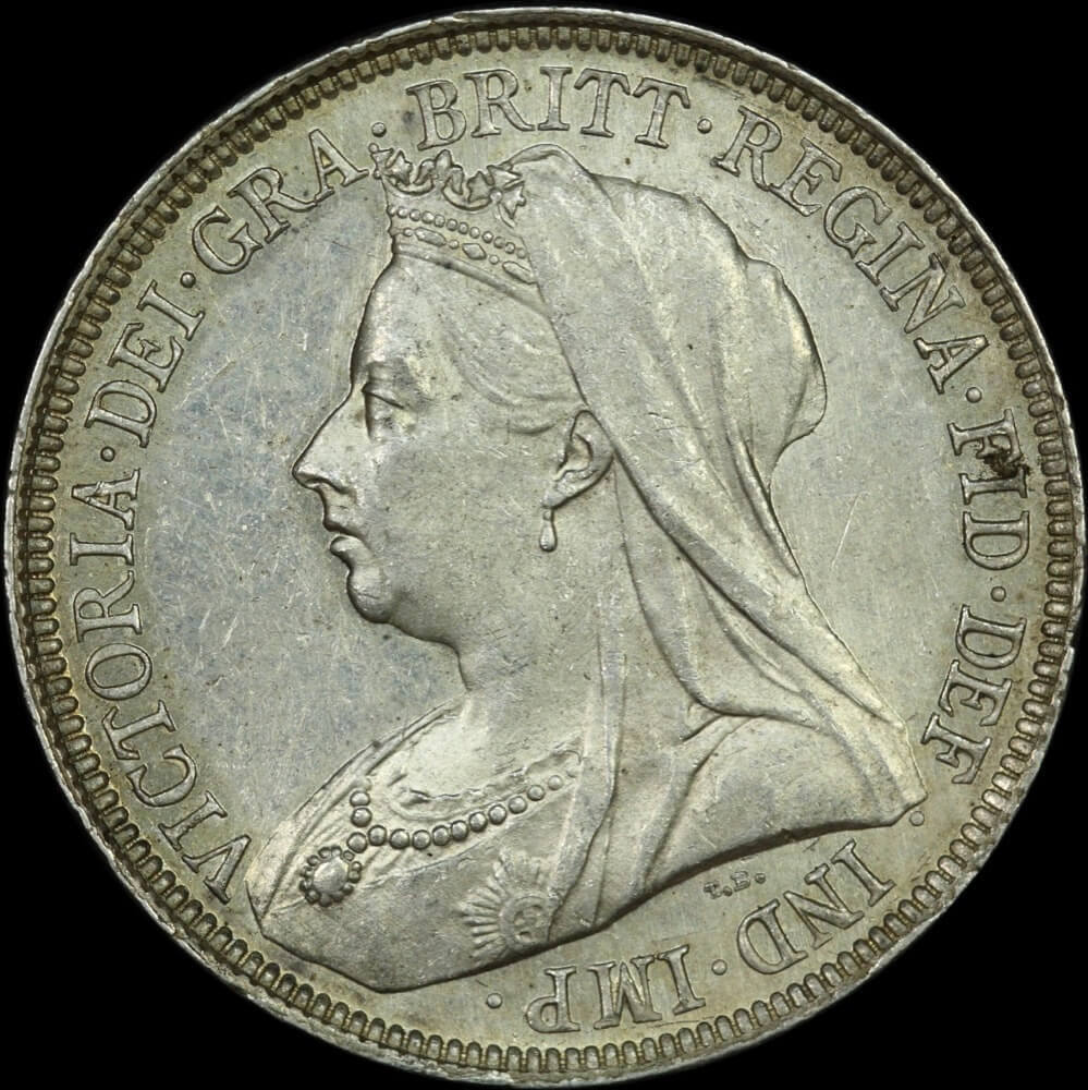 1896 Silver Shilling S#3940a Uncirculated PCGS MS62 product image