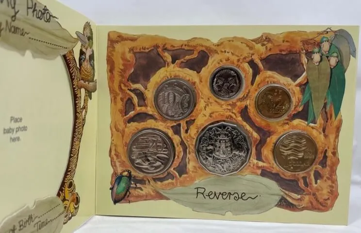 Australia 1993 Baby Uncirculated Mint Coin Set Landcare (Type 1 Packaging)