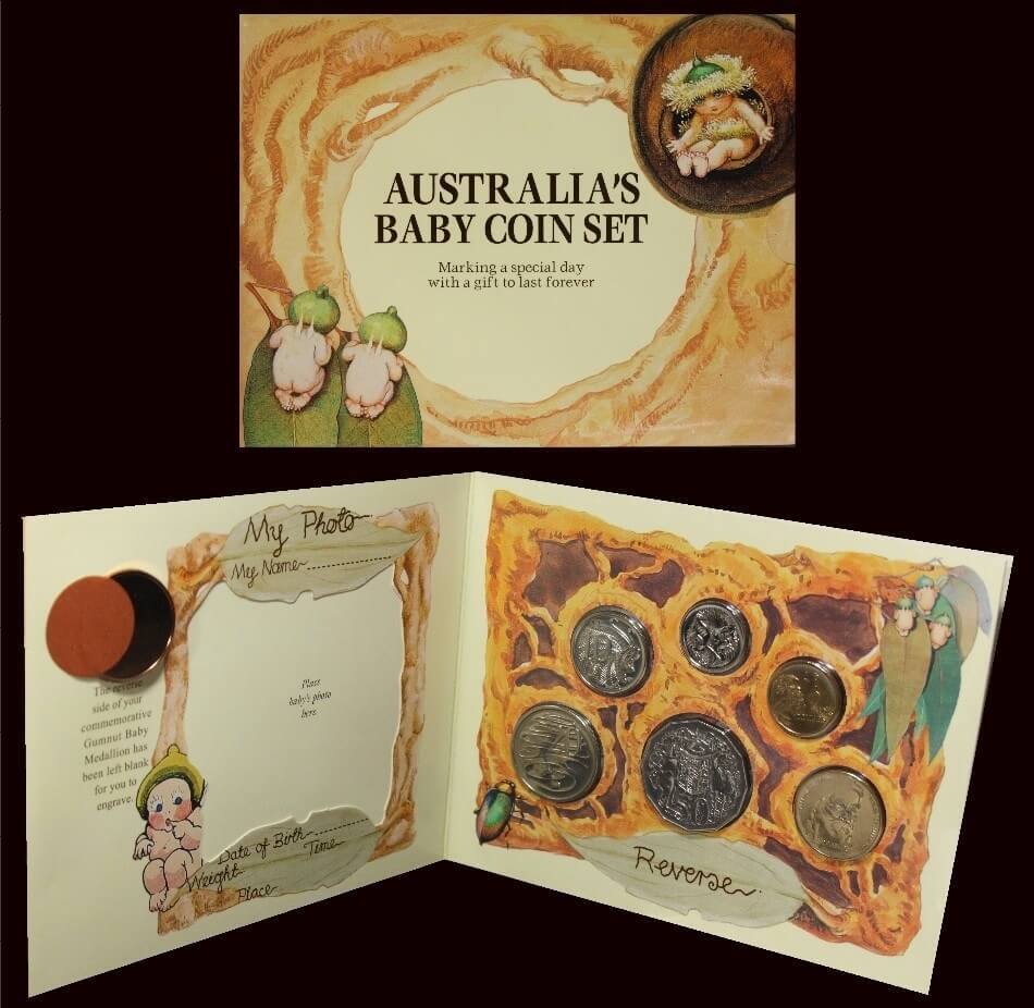 Australia 1996 Baby Uncirculated Mint Coin Set Henry Parkes (Type 2 Packaging)