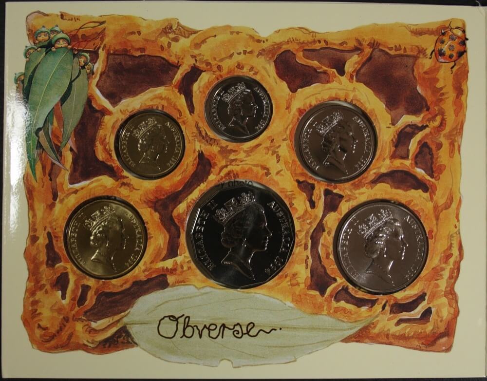 Australia 1994 Baby Uncirculated Mint Coin Set Year Of The Family (Wide Date)