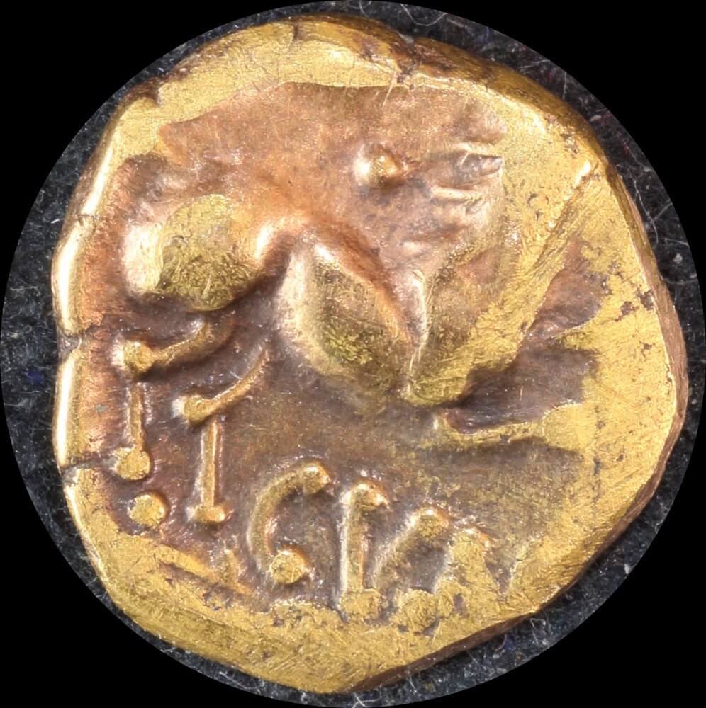 Celtic Britain (Trinovantes & Catuvellauni) 60 ~ 20 BC Gold Quarter Stater VA.2015 Very Fine product image