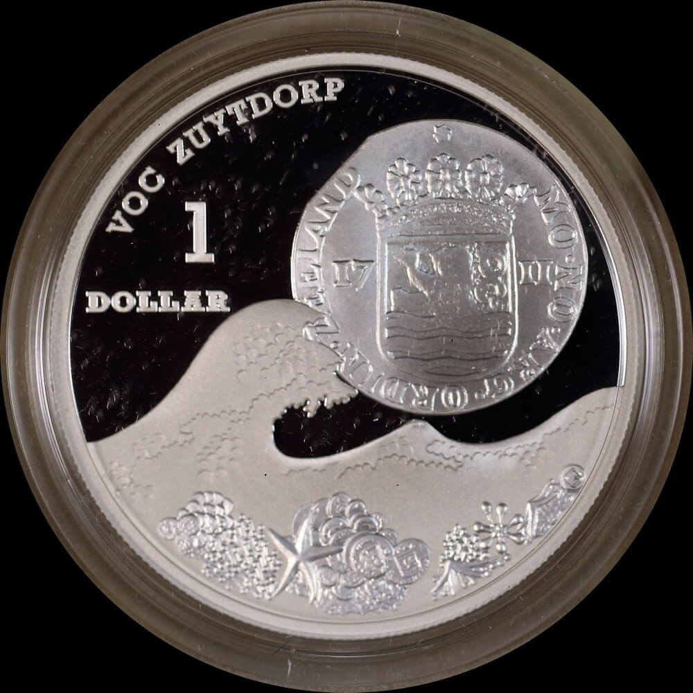 2011 Silver 1 Dollar Proof Coin Zuytdorp Shipwreck product image