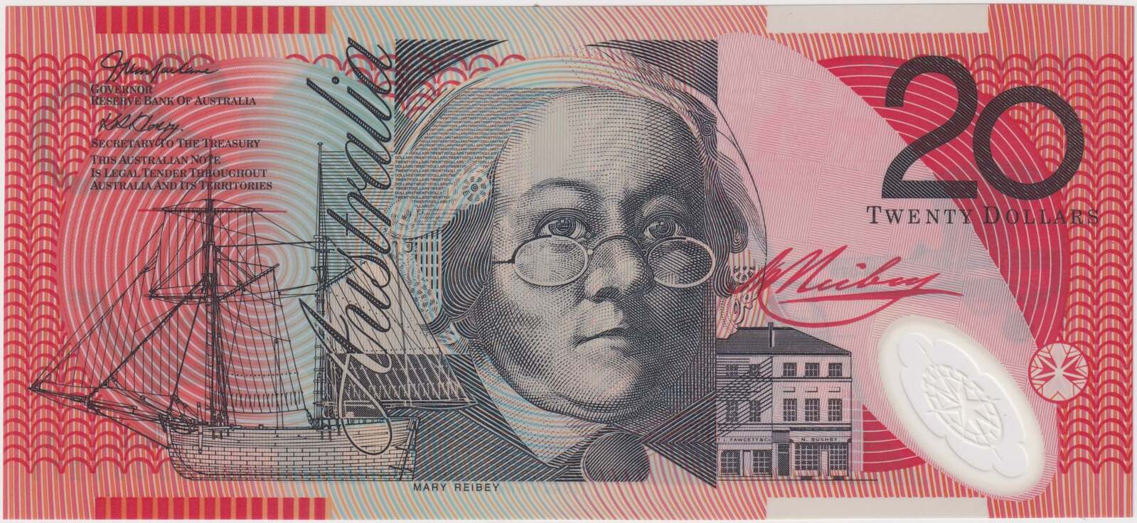 2002 $20 Note AA02 First Prefix R420aF Macfarlane/Henry Uncirculated