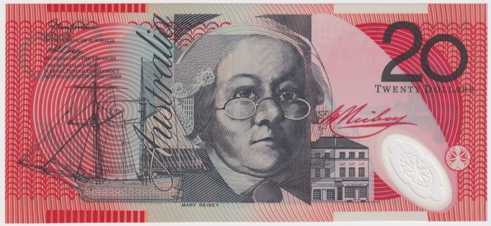 2002 $20 Note KM02 Last Prefix Macfarlane/Henry R420aL Uncirculated