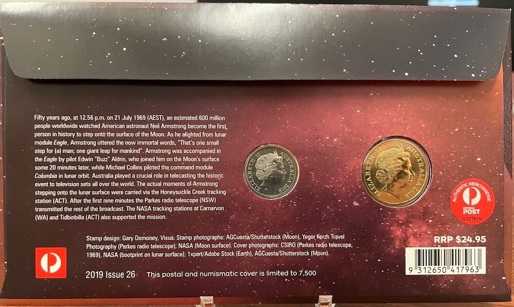 2019 1 Dollar PNC Moon Landing Anniversary product image