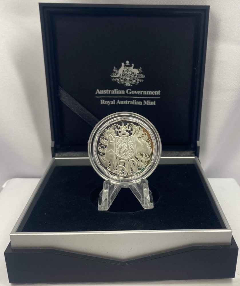 2019 50 Cent Fine Silver Proof Coin 50th Anniversary Dodecagon product image
