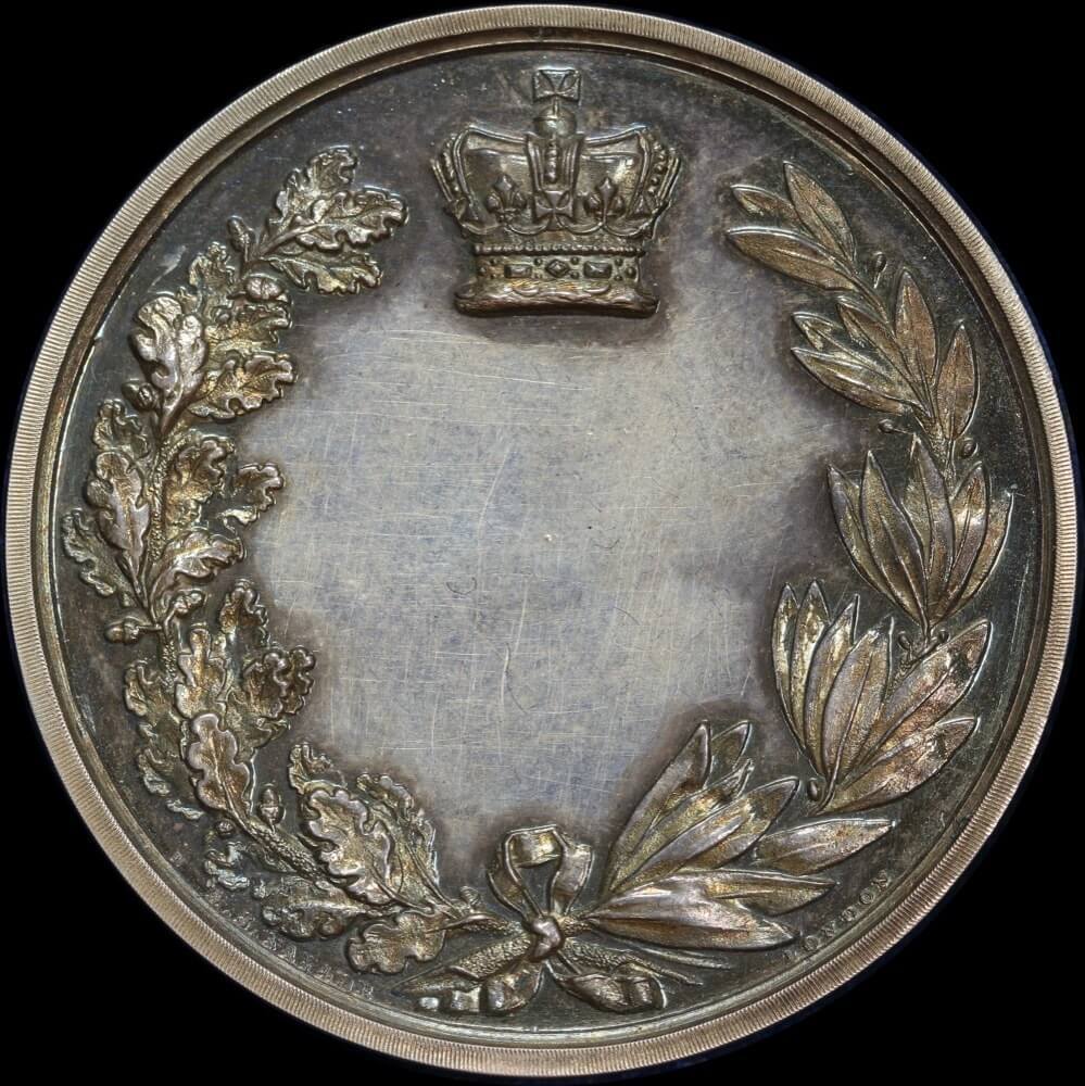Great Britain ca 1868 Silver Medallion by WJ Taylor in Original Presentation Case