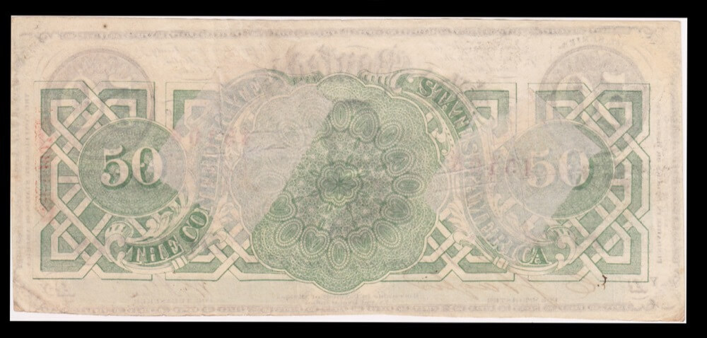 United States (Confederate) 1863 50 Dollars  Pick#T57 Extremely Fine product image