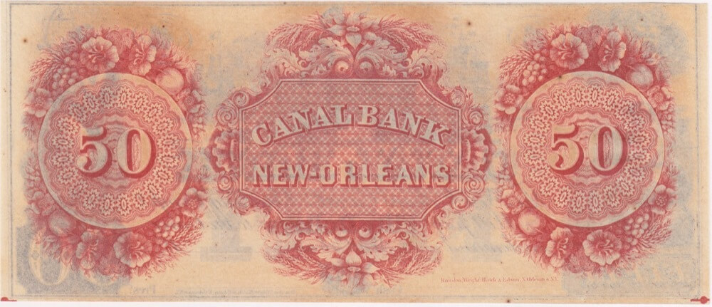 USA (Canal Bank - New Orleans) ca 1850 50 Dollars Uncirculated product image