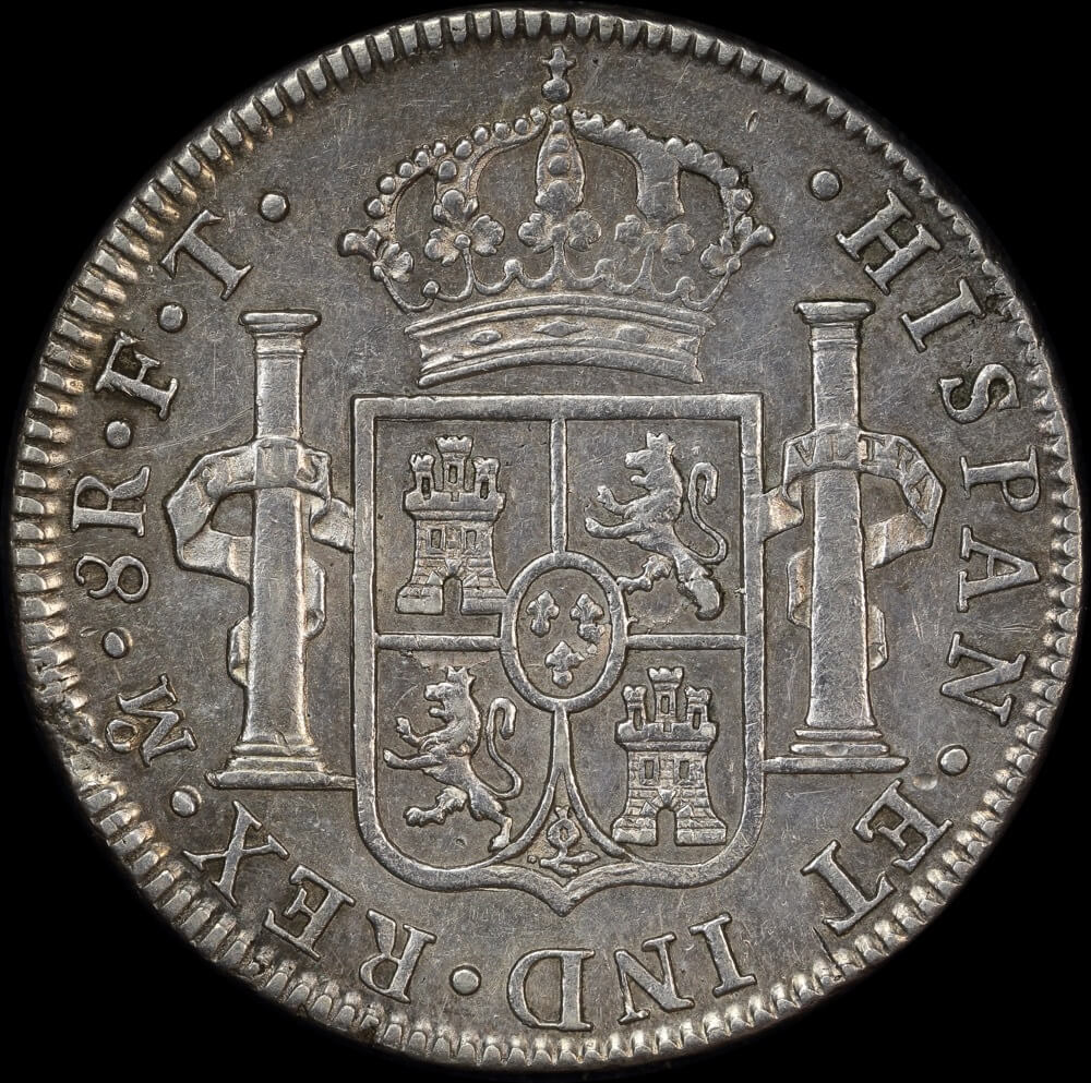 Mexico 1802 Silver 8 Reales KM# 109 good VF