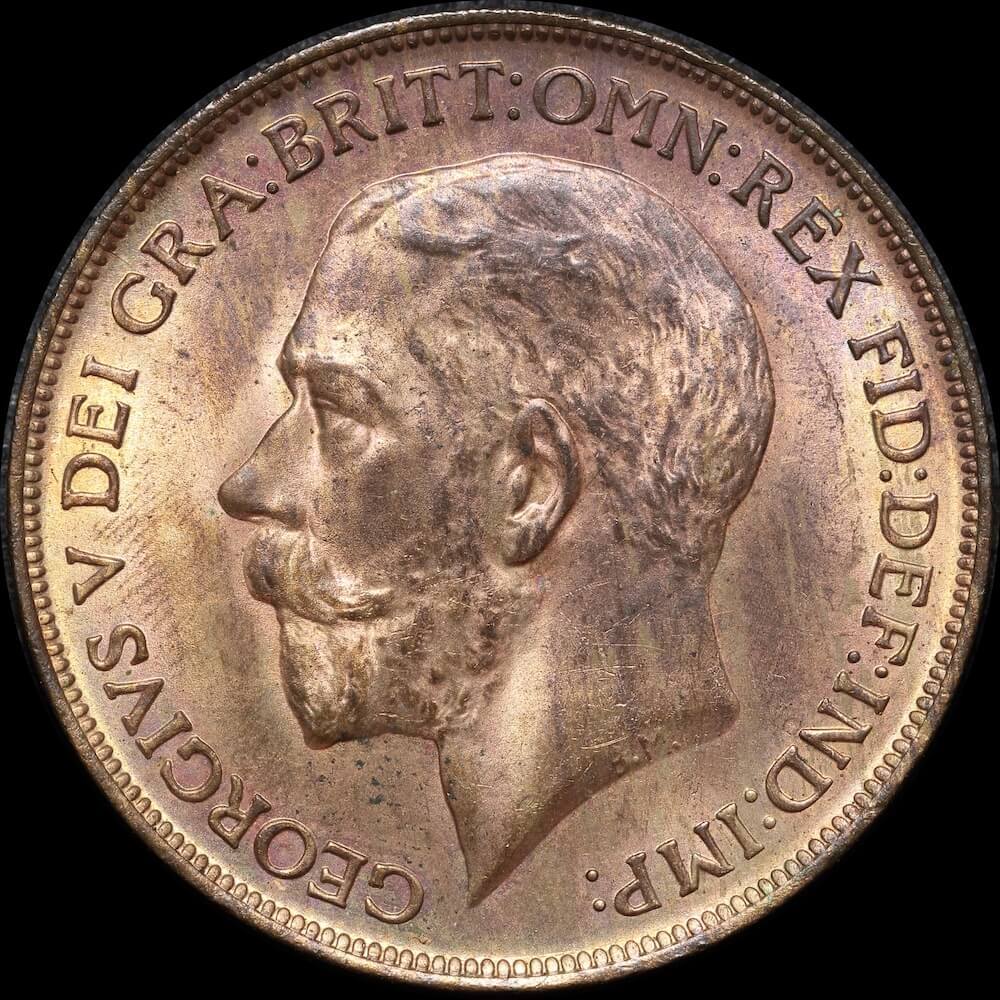 1911 Copper Penny George V S#4051 Uncirculated product image