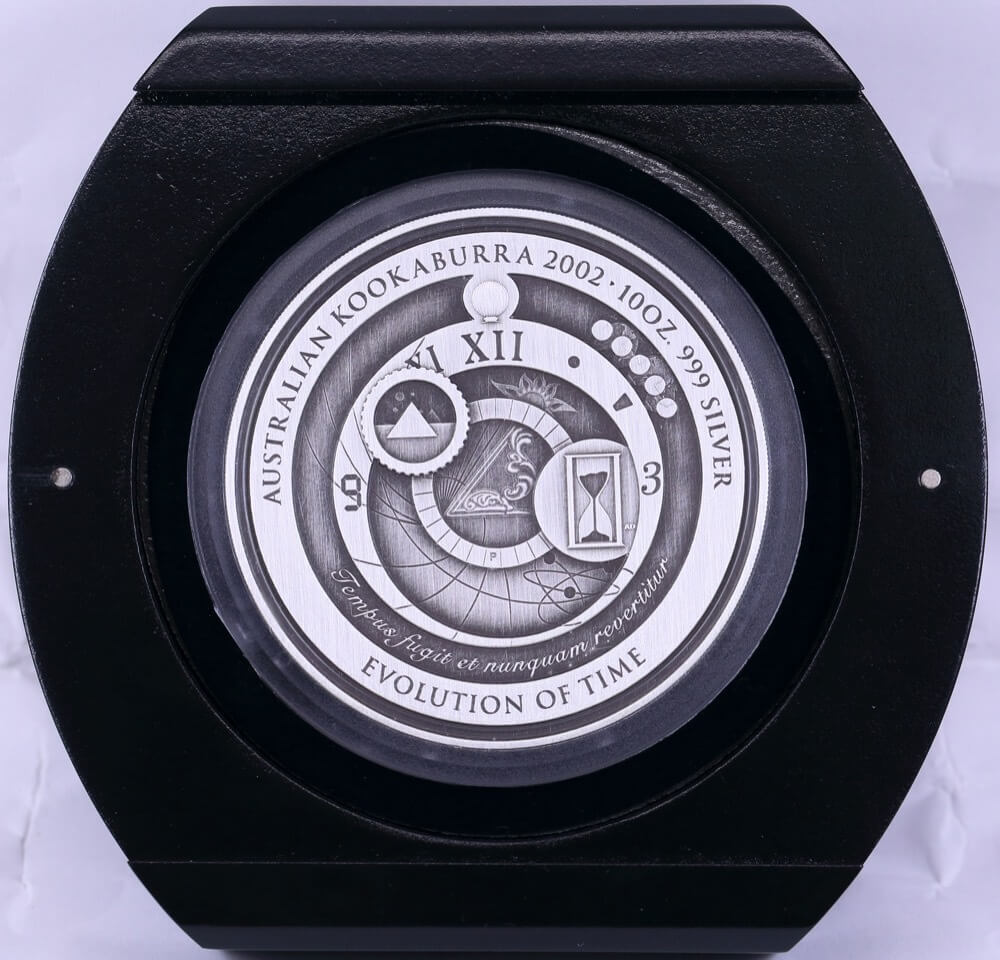 2002 Silver 10oz Proof Coin - Evolution Of Time product image