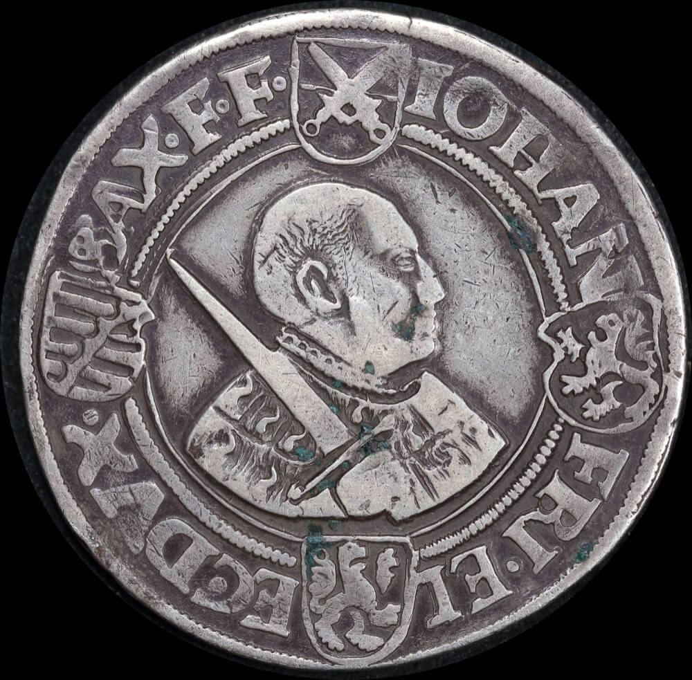 German States (Saxe-Kurfurstentum) 1537 Silver Thaler Dav# 9721 Very Fine product image