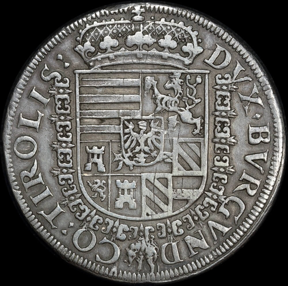 Austria 1564~1595 Silver Thaler Dav#8097 Very Fine product image